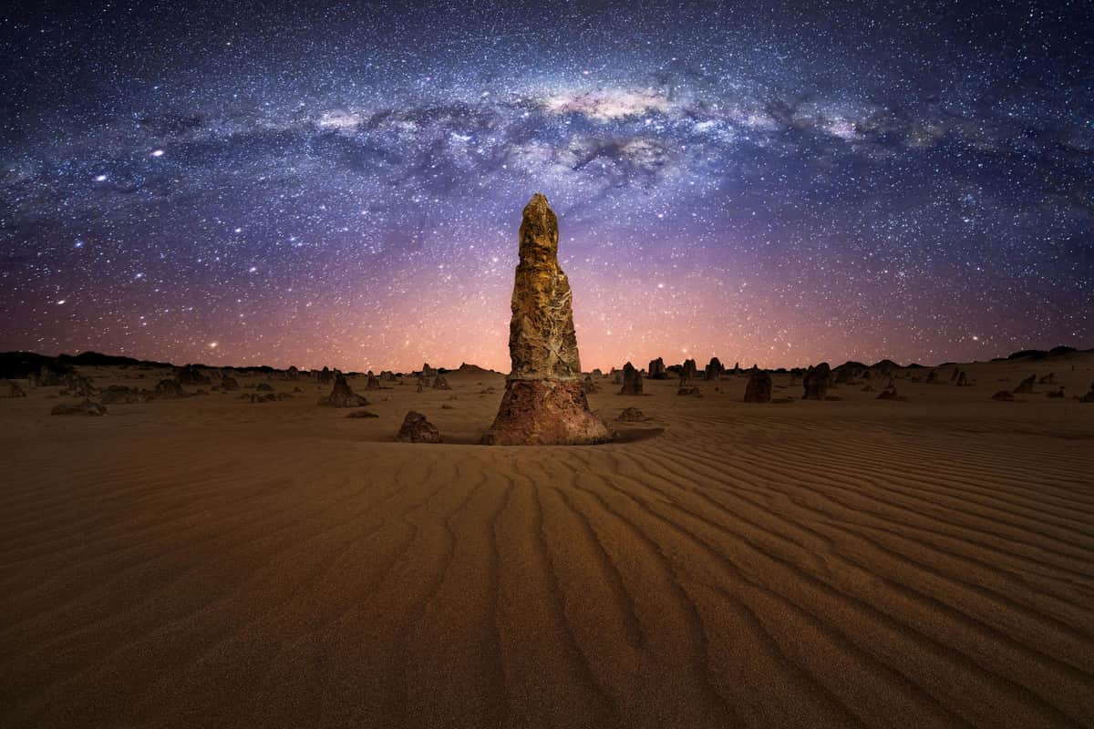 Pinnacles at Night