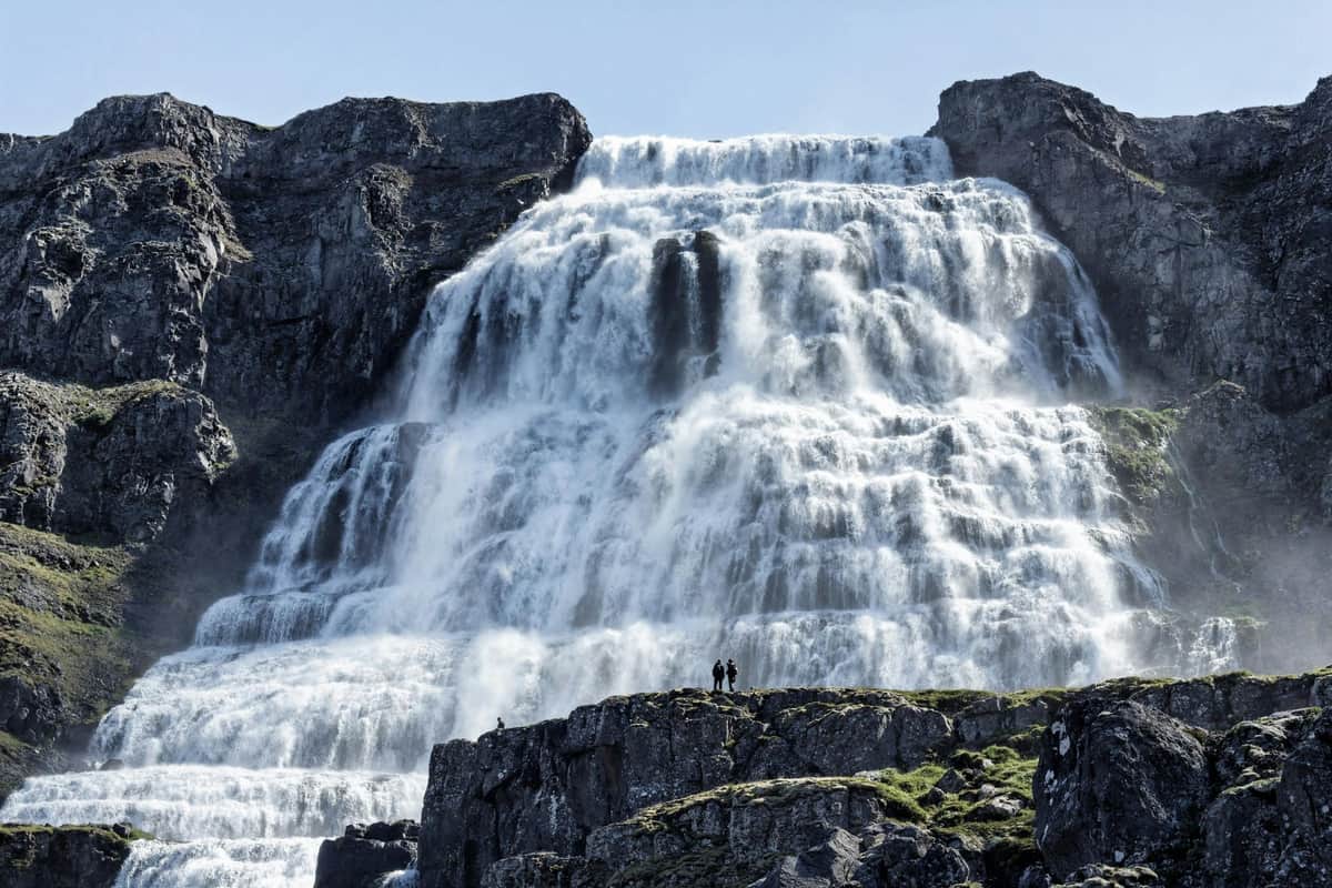 Chute d'eau et ferme de Dynjandi : Visite du port d'Ísafjörður Chute d'eau de Dynjandi