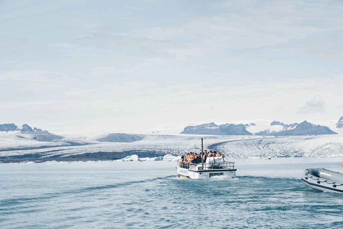 Glacier Lagoon Boat Ride and South Coast Tour from Reykjavik (Reykjavík) Jokulsarlon Glacier Lagoon