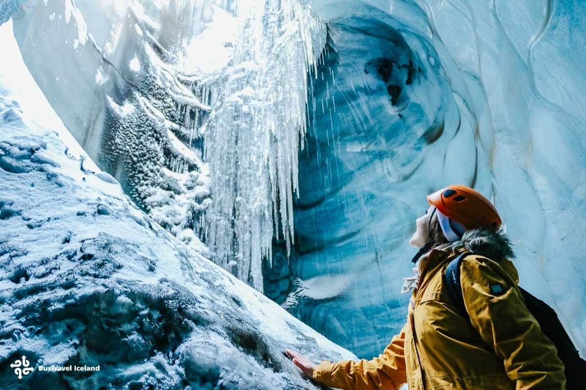 Côte sud et grotte de glace de Katla Grotte de glace de Katla