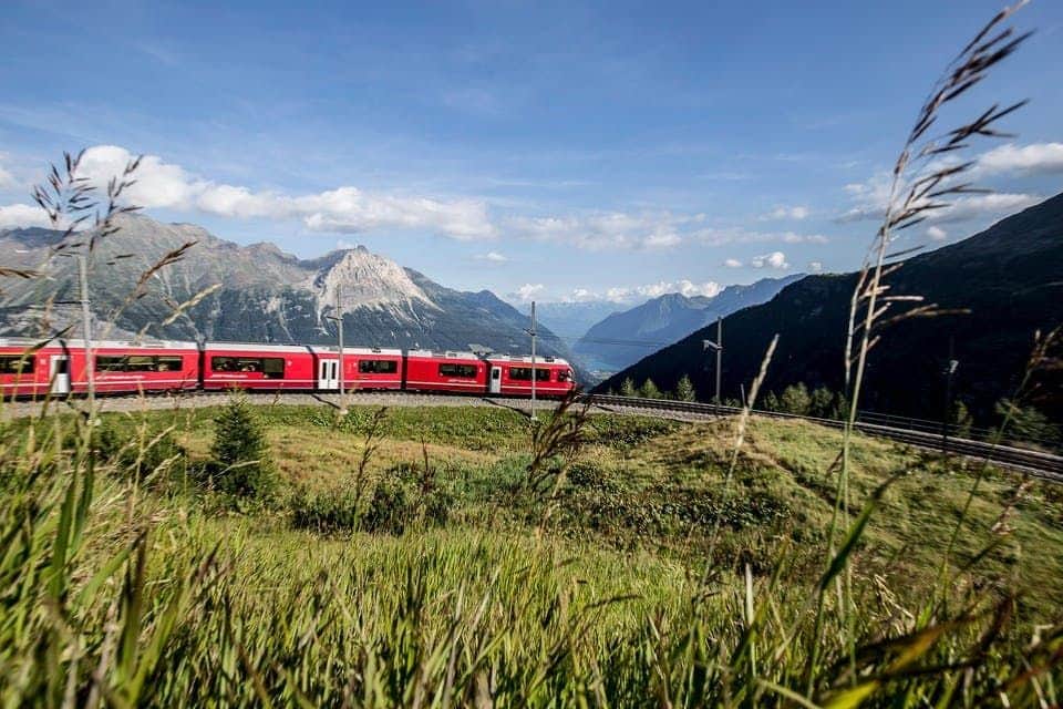 Bernina regional train