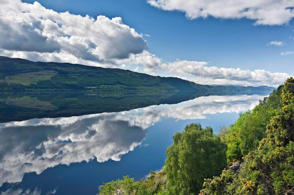 Loch Ness Explorer (Edinburgh) A perfect Sky reflection on Loch Ness