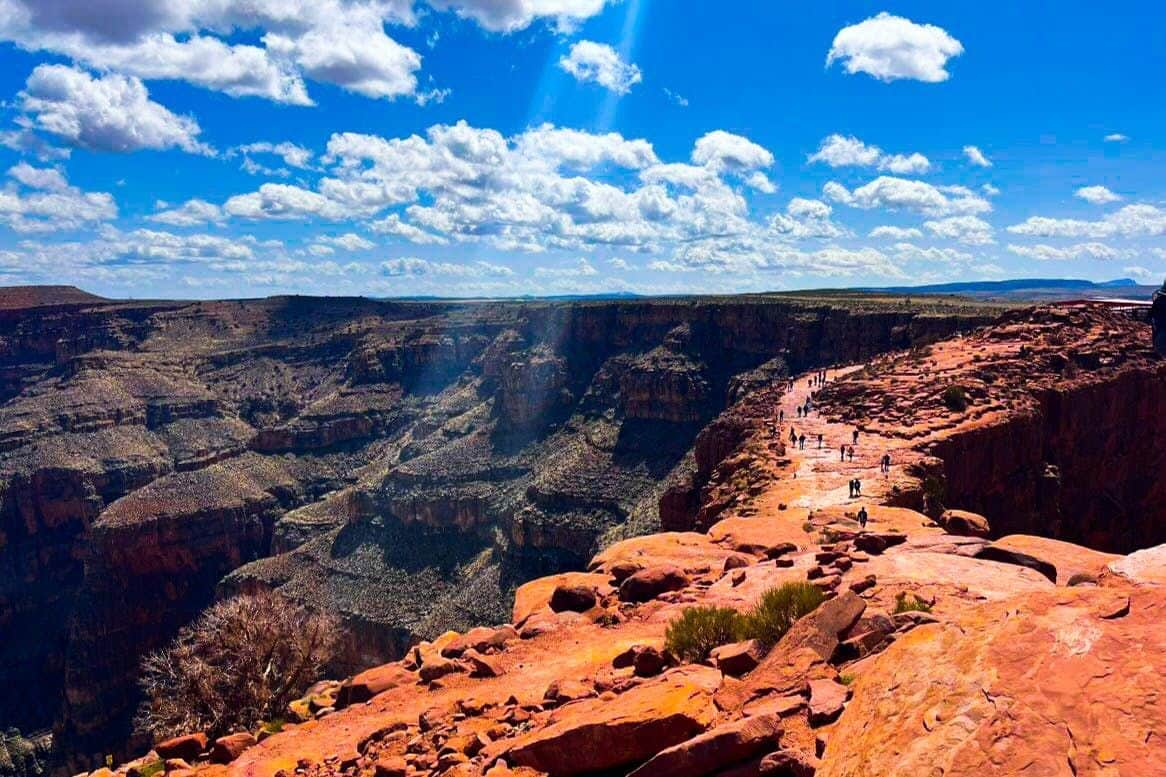 Grand Canyon Ouest : Excursion d'une journée depuis Las Vegas + Skywalk Guano Point Grand Canyon West