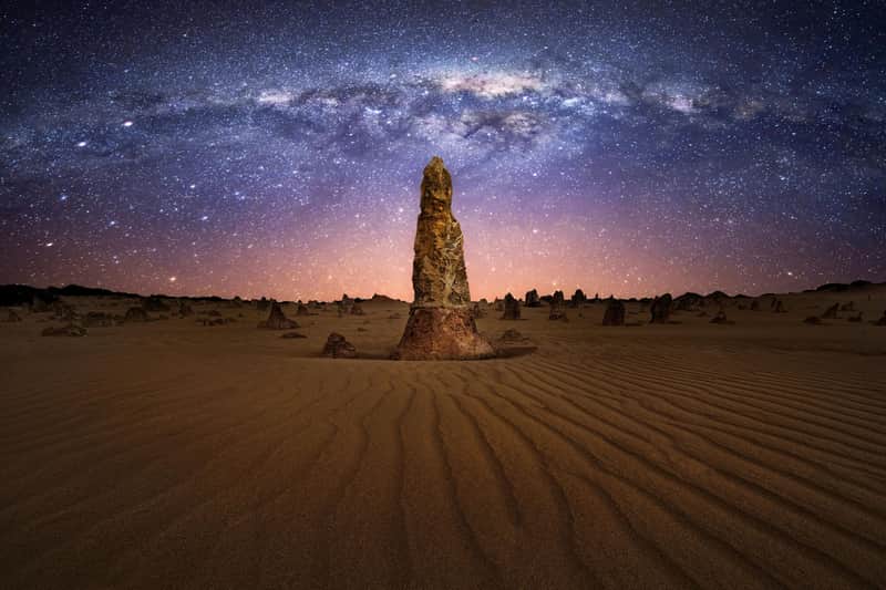 Pinnacles at Night