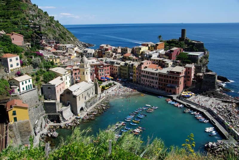 Cinque Terre : Excursion d'une journée depuis Florence + excursion en bateau + randonnée facultative