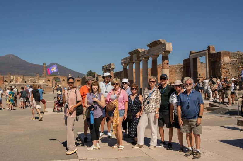 Pompeya y Sorrento: Excursión de un día en grupo reducido desde Roma