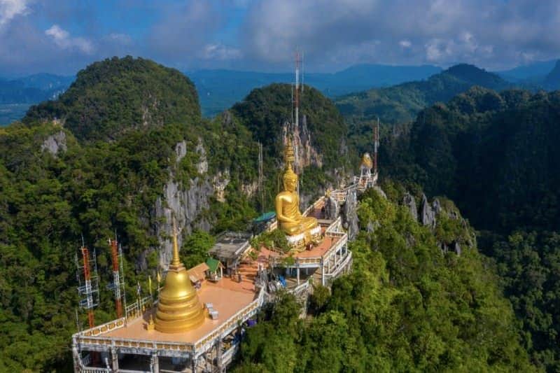 Tigerhöhlentempel, Smaragdpool und heiße Quellen: Ganztägige Tour von Krabi