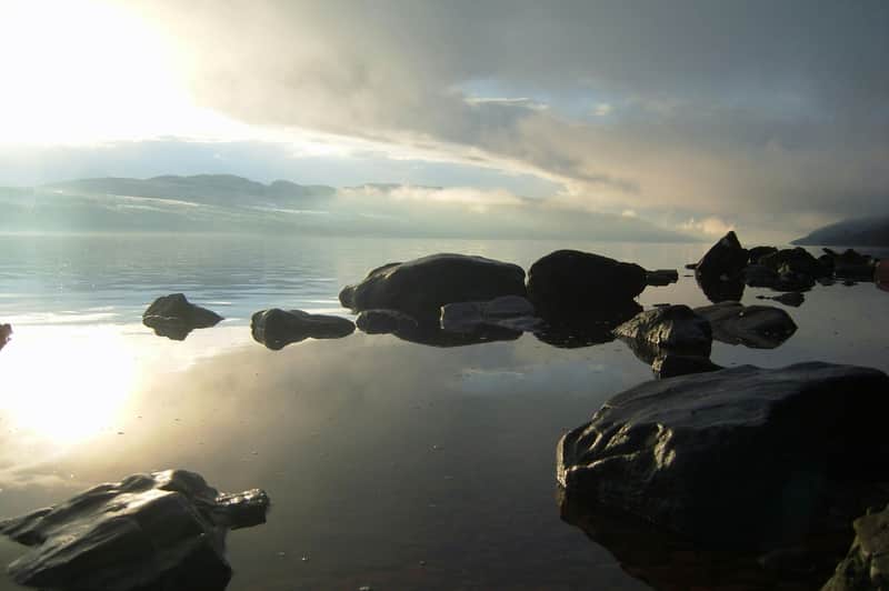 Loch Ness: Day Trip from Edinburgh with Boat Cruise (Edinburgh) Mysterious Loch Ness near the shoreline