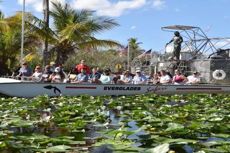 Miami: Everglades Safari Park Express Tour + Airboat Ride The Everglades Safari Park airboat